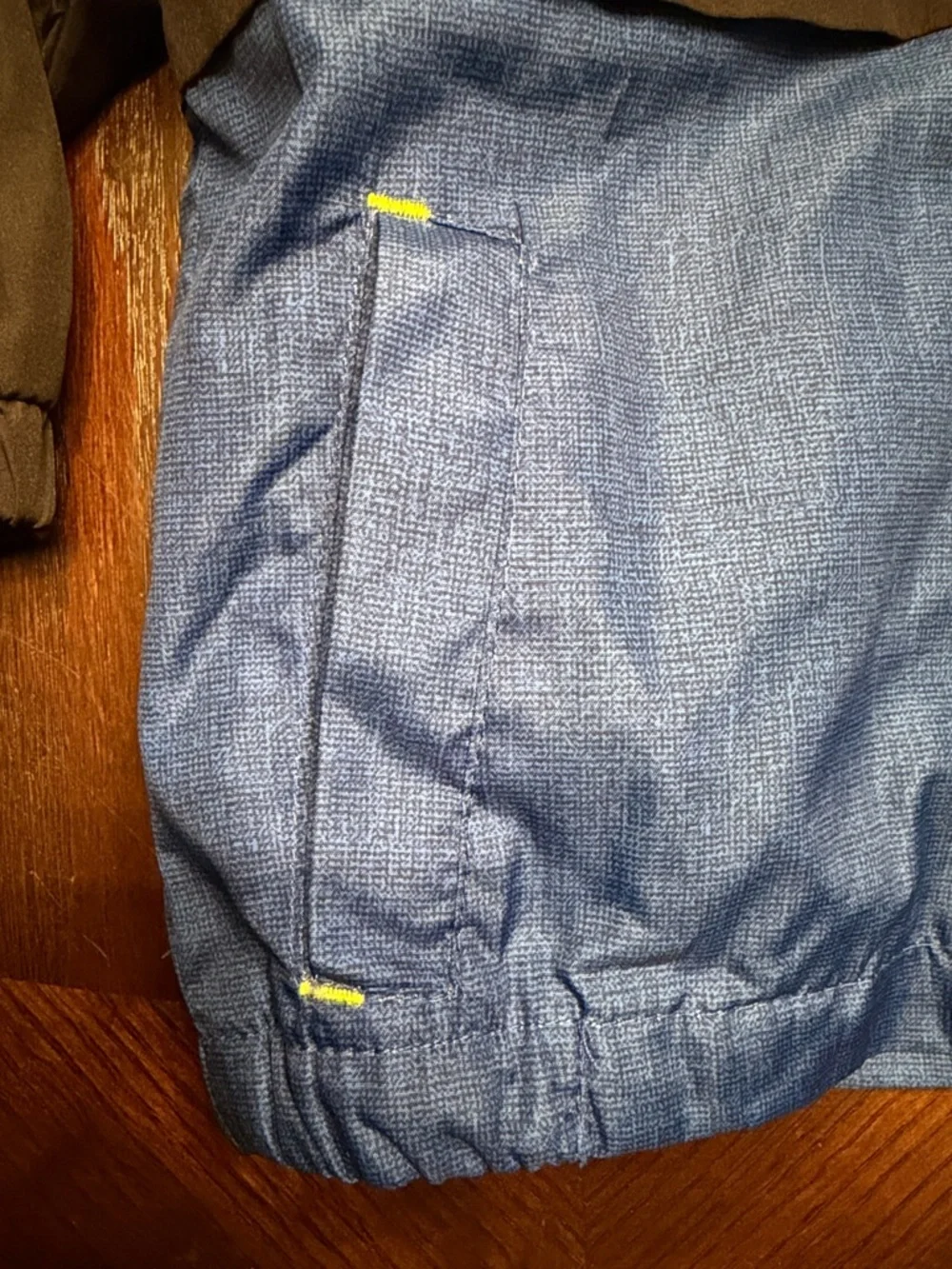 Carter's Hooded Colorblock Windbreaker Jacket Blue Black 12M